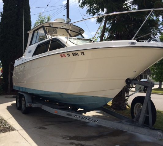 A Boat on a Trailer
