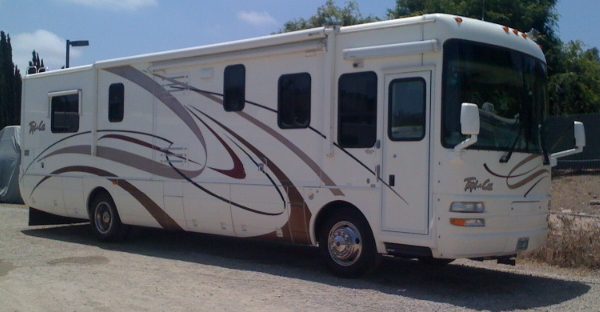 A White RV